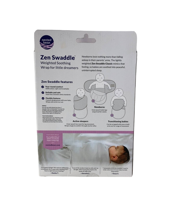 secondhand Nested Bean Zen Sack Classic, Grey Mist - Info Req