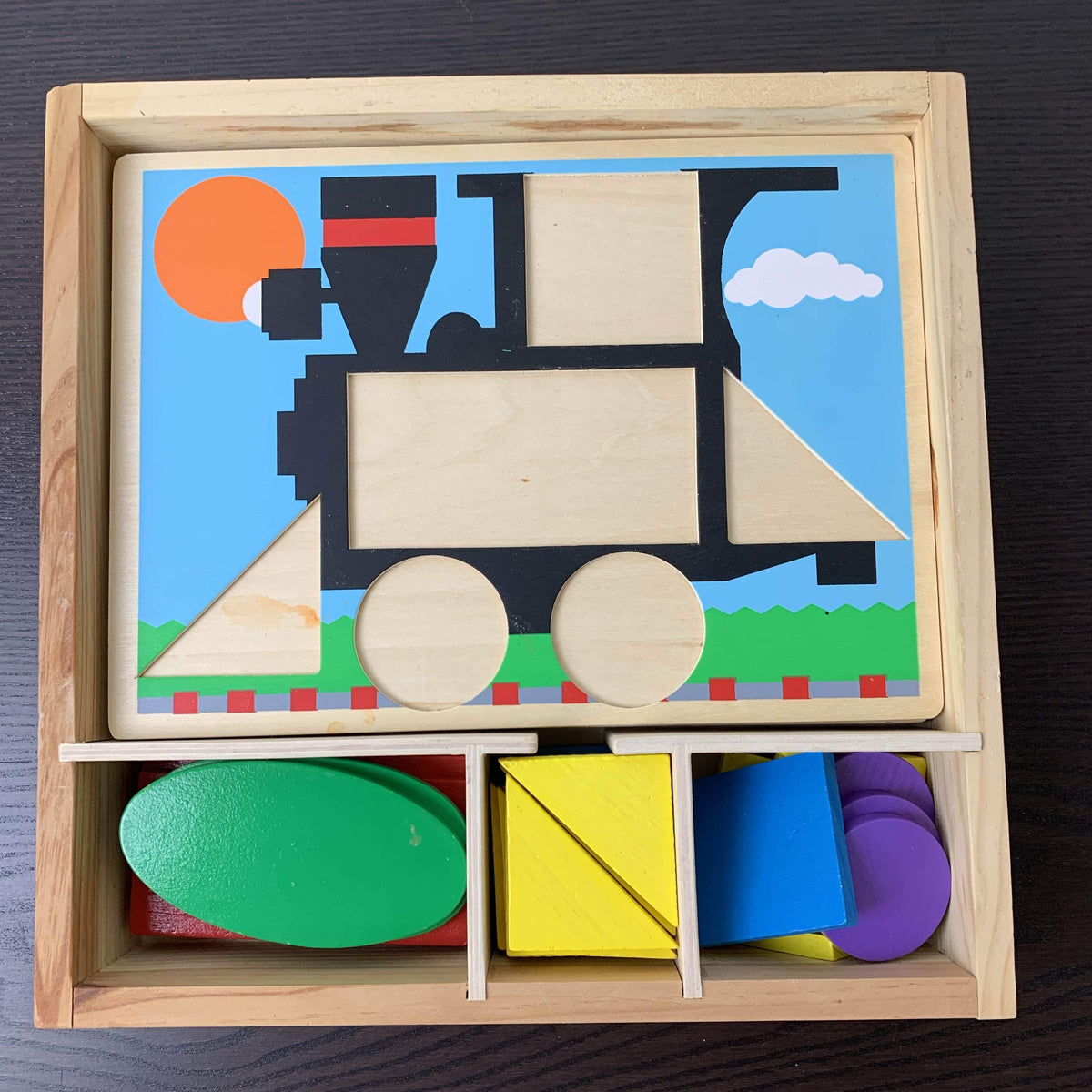 Melissa & Doug Juego De Bloques Magnéticos De Madera – 120 Piezas En 6 Colores Con Tarjetas De Diseño, Ideal Para Viajes Y Aprendizaje