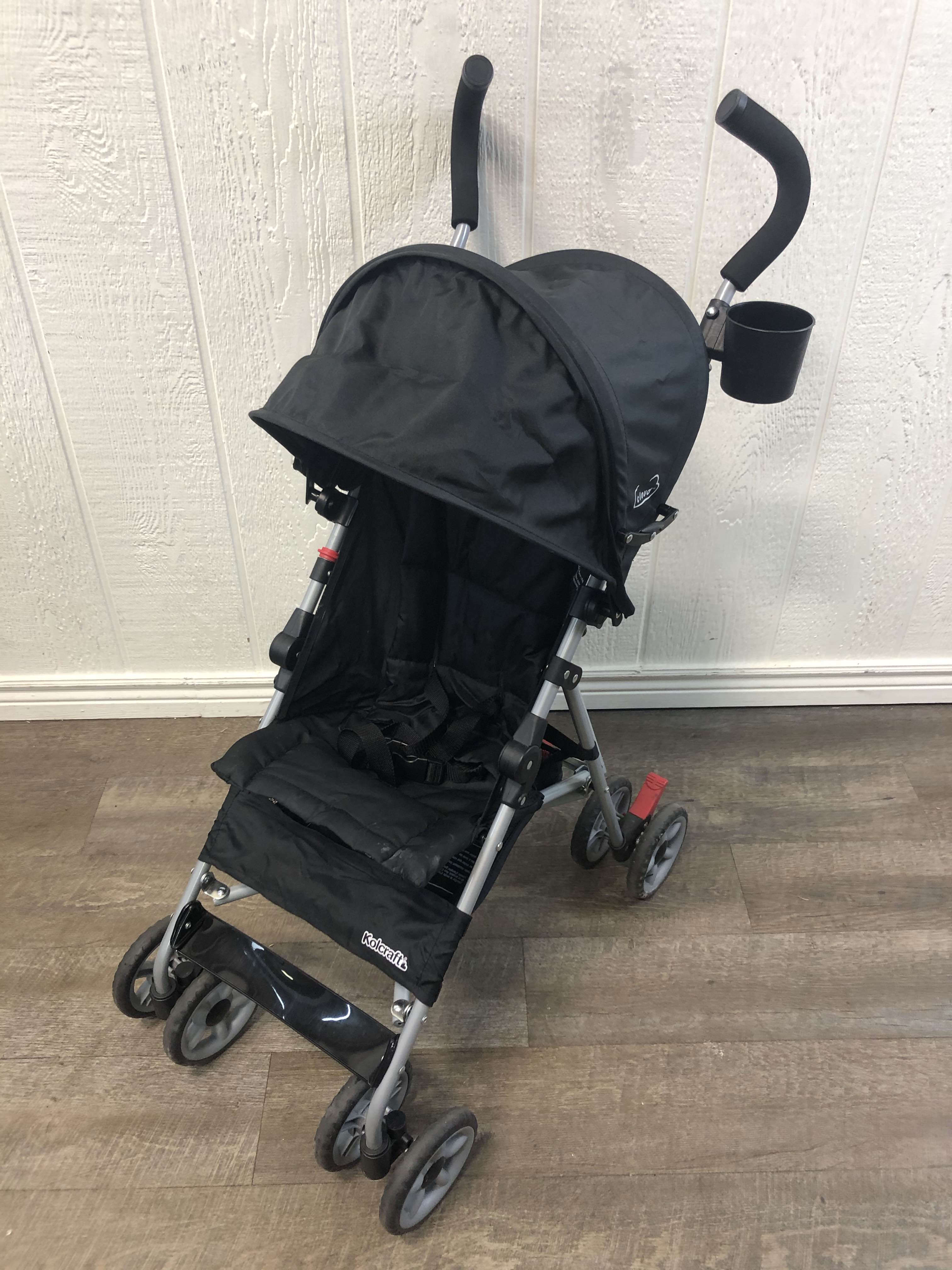 Kolcraft black umbrella outlet stroller