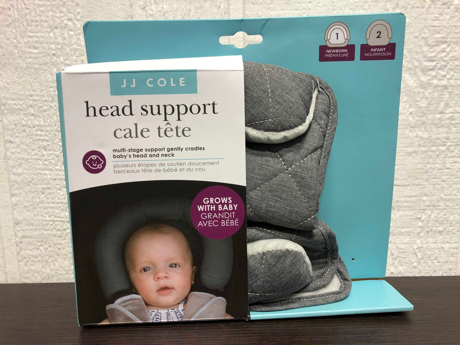 used JJ Cole Head Support, Heather Grey