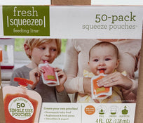 Shop Infantino Squeeze Pouches, 4 fl oz., 50 count at GoodBuy Gear
