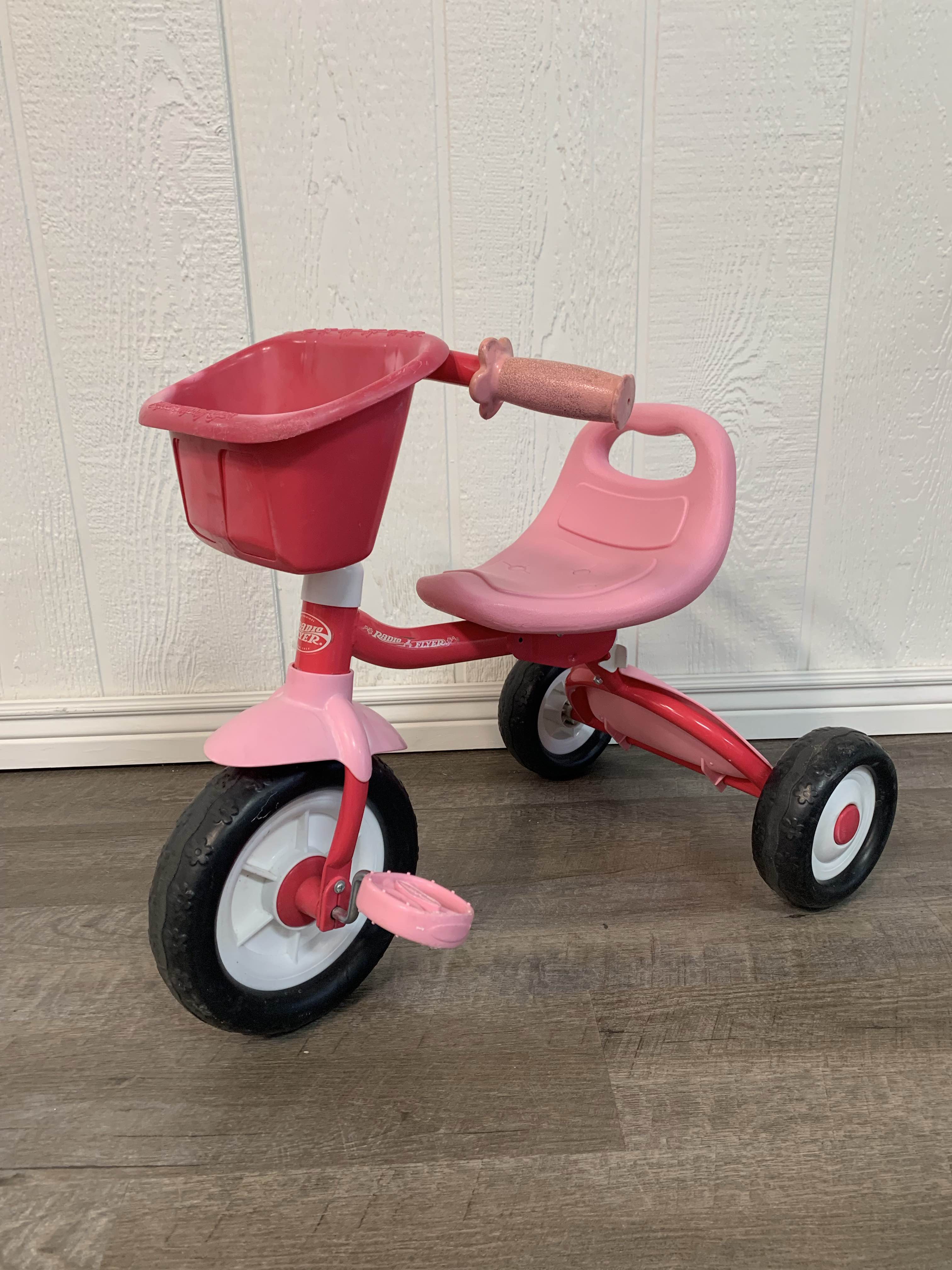 Flyer Pink Radio Flyer Tricycle Push Handle Attachment Radio Flyer