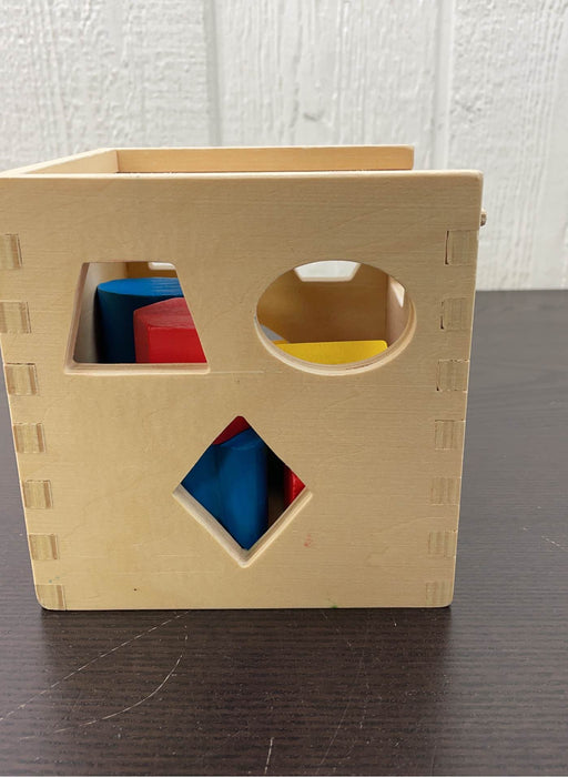 secondhand Melissa & Doug Shape Sorter Cube