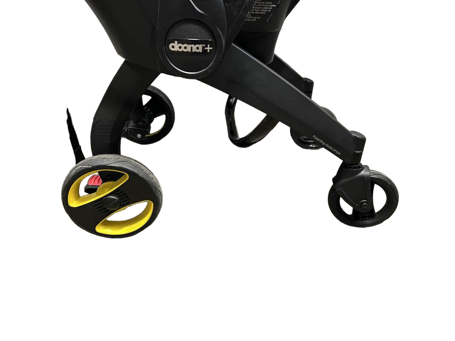 used Doona Infant Car Seat & Stroller Combo, 2020, Midnight Black