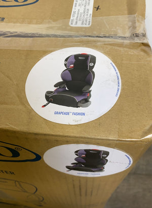 Graco Affix High Back Booster Car Seat, Grapeade