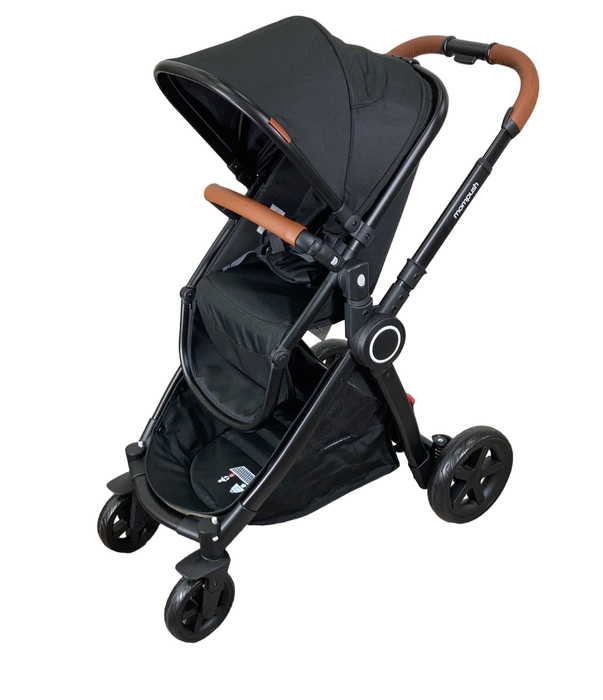 used Mompush Ultimate 2 Baby Stroller, Black with Black Frame, 2023