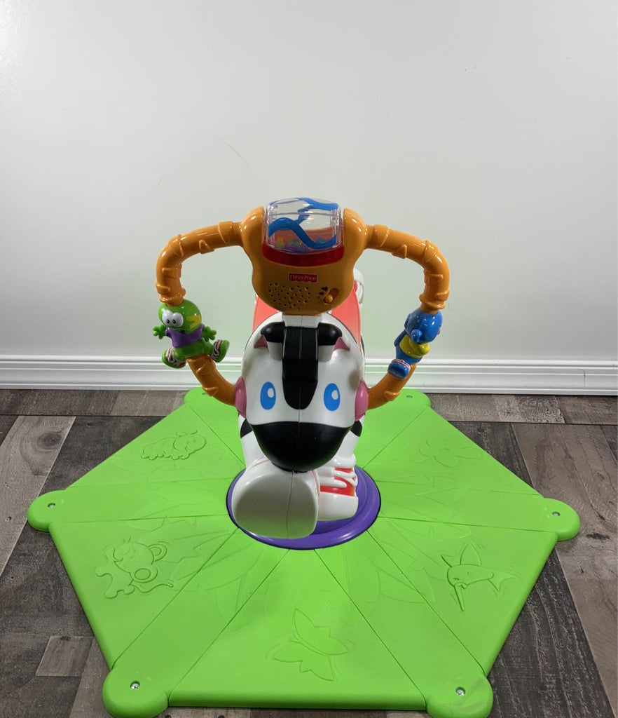 Fisher Price Bounce & Spin Zebra