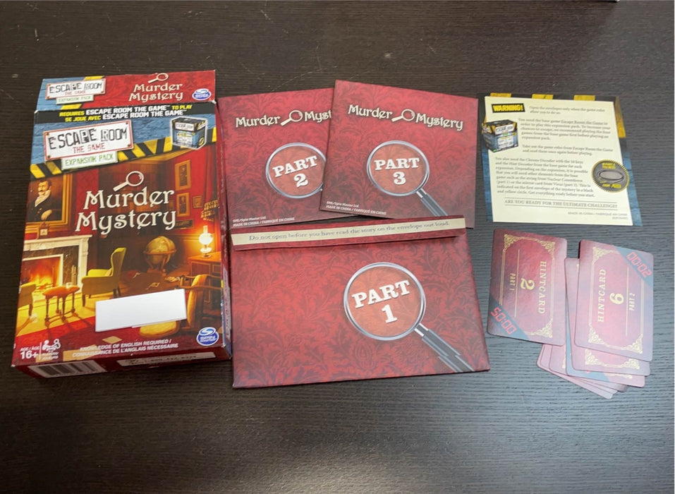 secondhand SpinMaster Escape Room Game Bundle