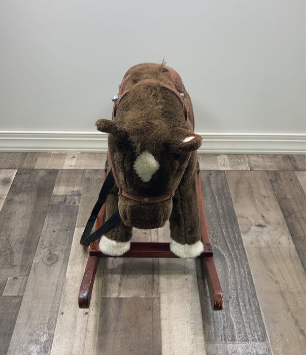 Shop Chrisha Playful Plush Rocking Horse at GoodBuy Gear