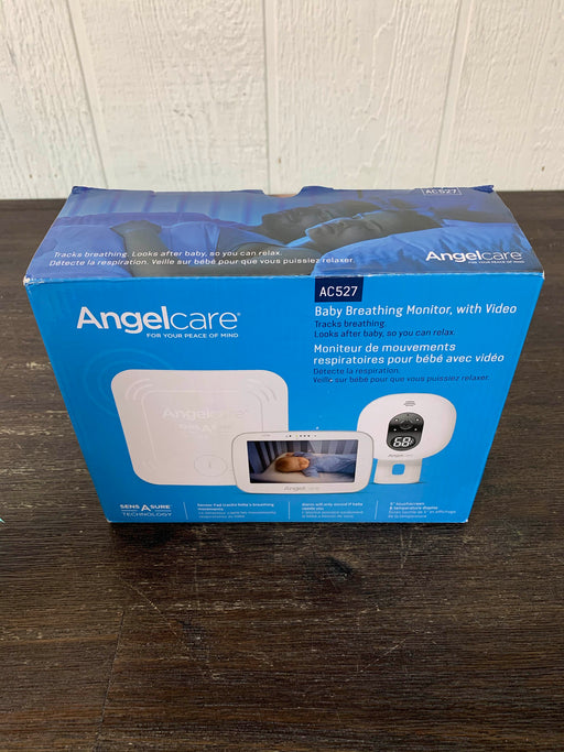 secondhand Angelcare Breathing Monitor And 5-Inch Video and Wireless Breathing Sensor Pad