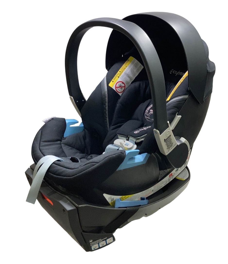 Cybex Aton 2 Infant Car Seat, 2022, Lavastone Black