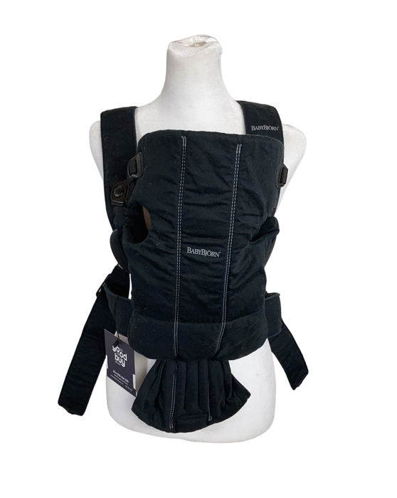 used BabyBjorn Baby Carrier Mini, Black Cotton