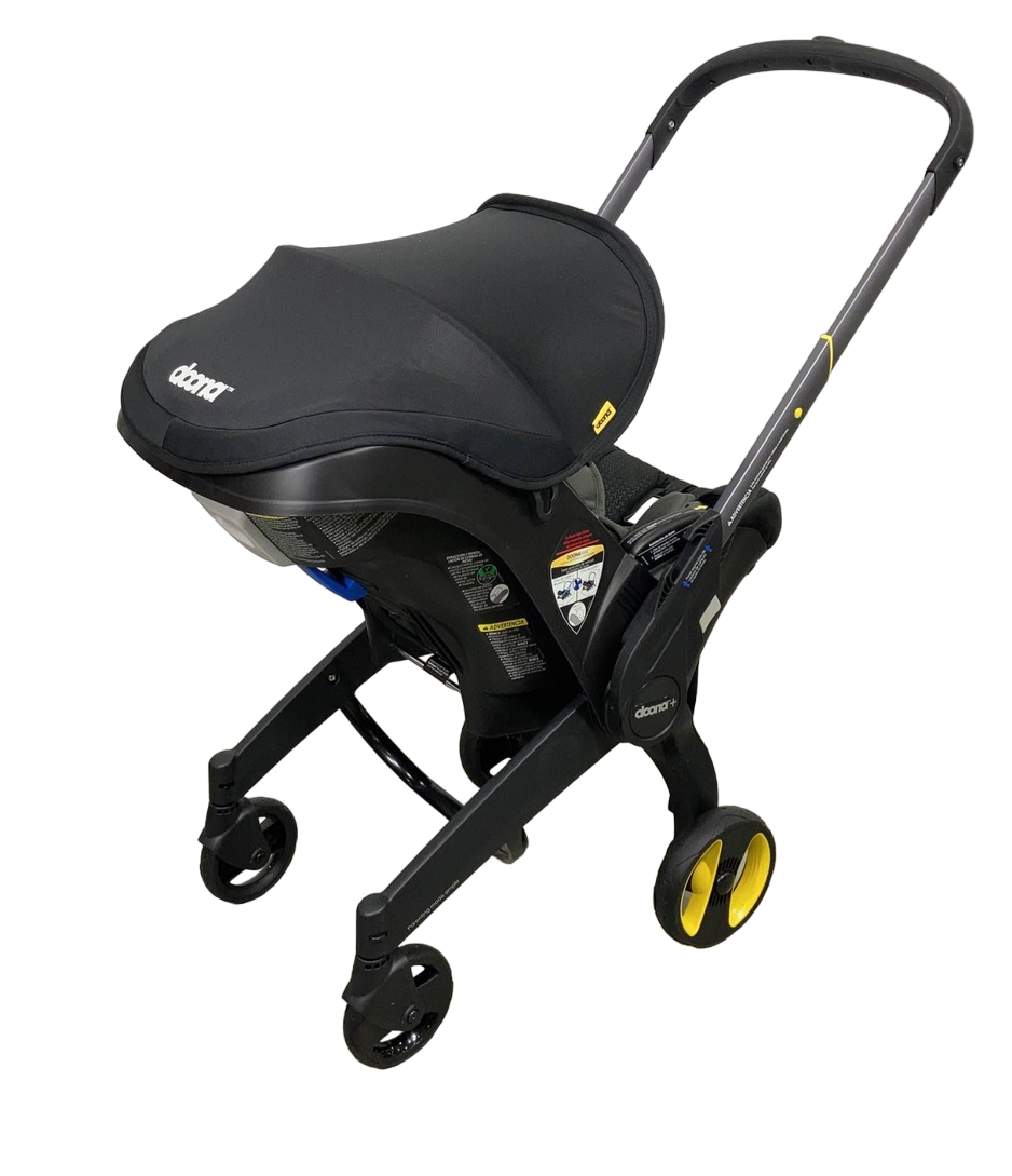 doona infant car seat stroller with latch base Doona Infant Car Seat & Stroller Combo, 2022, Nitro Black