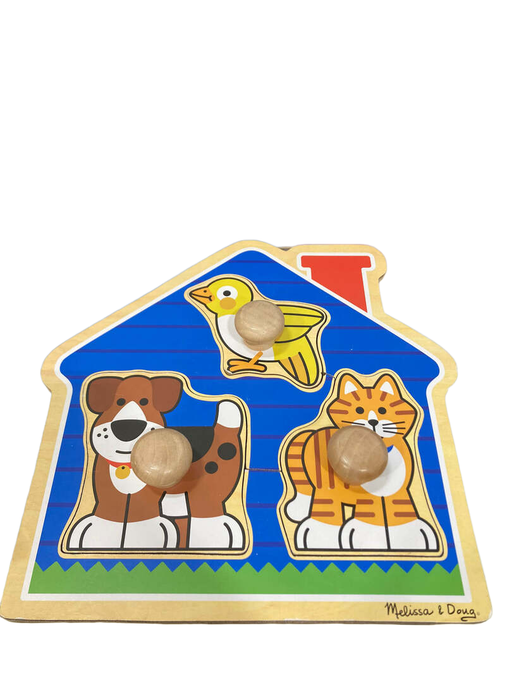 Shop Melissa & Doug Jumbo Knob Puzzle, House Pets at GoodBuy Gear