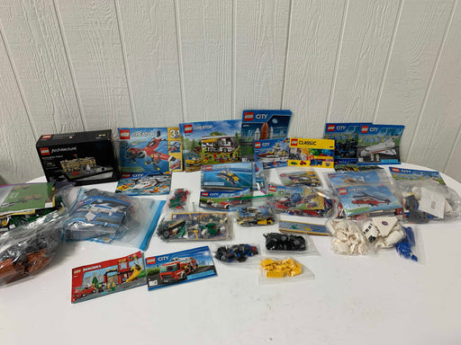 used Lego Collection of Random Pieces Completed Sets