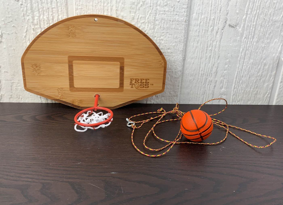 used Free Toss Mini Basketball And Hoop