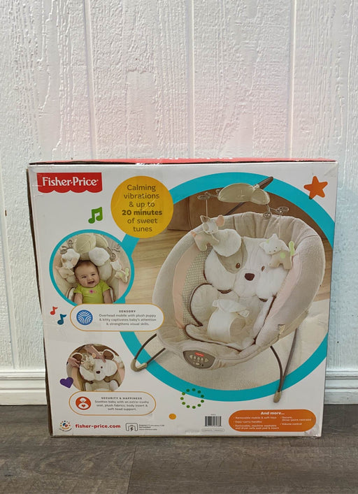 secondhand Fisher Price Deluxe Bouncer, My Little Snugapuppy