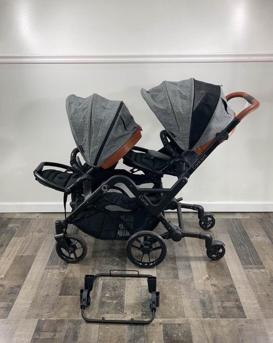 secondhand Contours Curve Double Stroller, 2020, Graphite