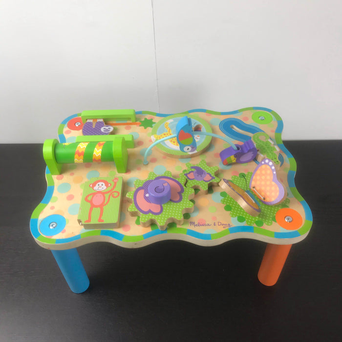 used Melissa & Doug Jungle Wooden Activity Table