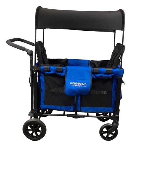 secondhand Wonderfold W2 Original Multifunctional Double Stroller Wagon, 2022, Blue