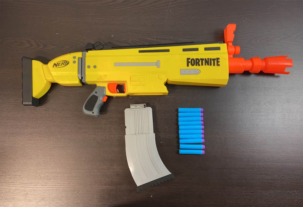 used Nerf Fortnite AR-L Elite Dart Blaster