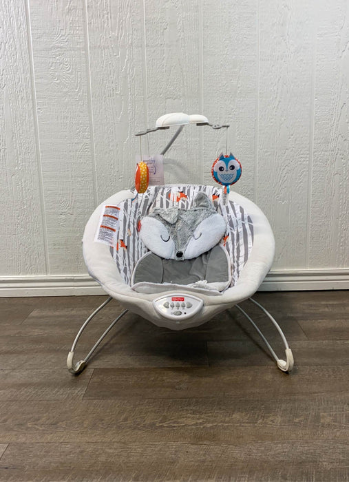 secondhand Fisher Price Deluxe Bouncer, Peek-a-boo Fox