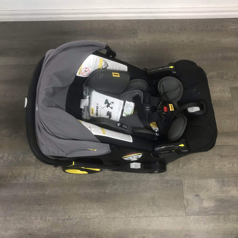 Doona Infant Car Seat & Stroller Combo, 2019, Greyhound