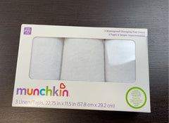 used Munchkin Waterproof Changing Pad Liners, 3 Pack