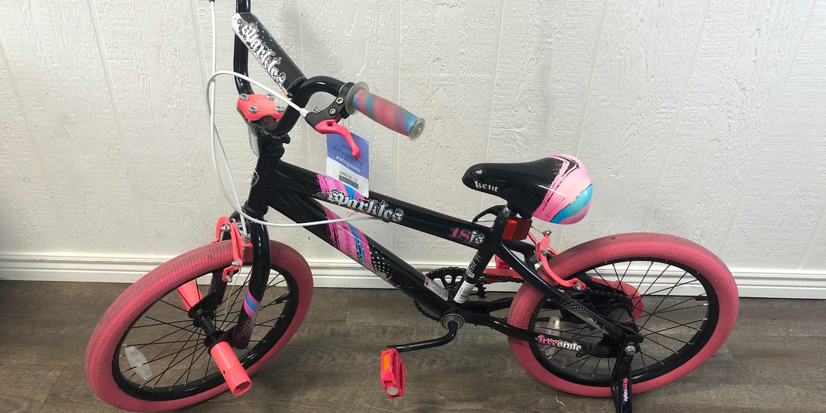 18 Inch Sparkle Girls Bike Kent 18 Inch Sparkle Bike Outlet