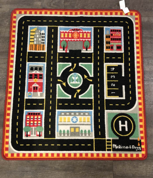 used Melissa & Doug Round The City Rescue Rug