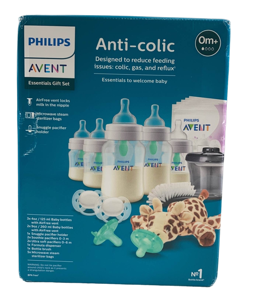 used Philips Avent Anti Colic Essentials Gift Set