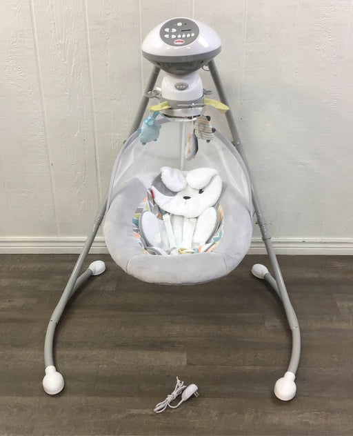 used Fisher Price Cradle 'n Swing, Sweet Snugapuppy Dreams