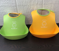 Shop BabyBjorn Feeding Bib Set 2 Pack, Yellow/Green at GoodBuy Gear