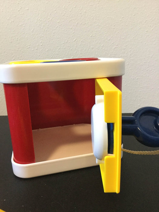 secondhand Ambi Toys Lock A Block Shape Sorter