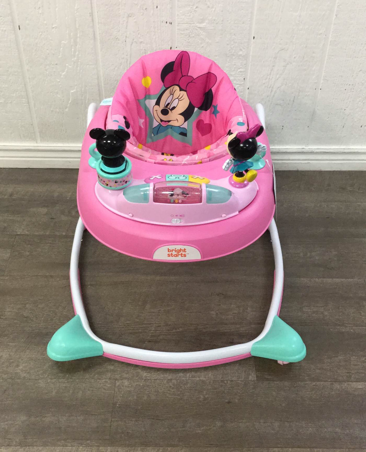 Bright Starts, Disney Baby, Minnie Mouse Rosy Skies babywip met rustgevende trillingen met 7 melodieën, 3 speelgoed Bright Starts, Disney Baby, Minnie Mouse Rosy Skies babywip met rustgevende trillingen met 7 melodieën, 3 speelgoed