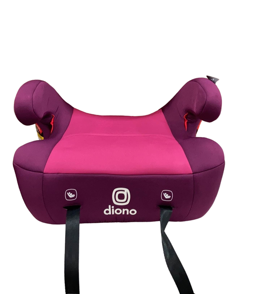 used Diono Solana 2 Backless Booster Seat, 2021, Pink, With LATCH