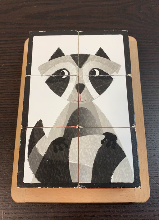 used Janod 6 Forest Blocks Box