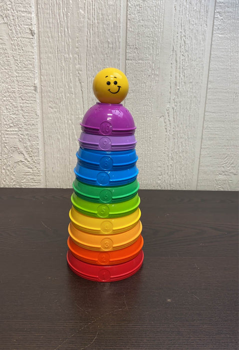 used Fisher Price Brilliant Basics Stack And Roll Cups