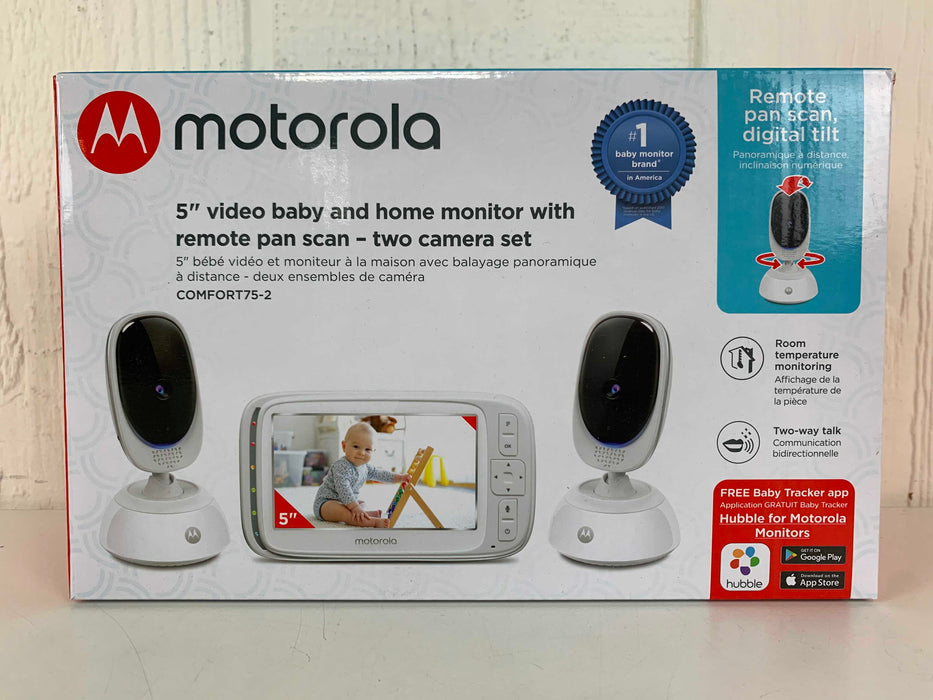 secondhand Motorola Comfort 75 5” Video Baby Monitor