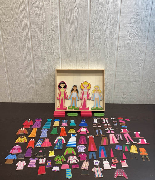 used Horizon Group USA Wooden Dress-Up Dolls