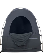 secondhand SlumberPod 2.0 Sleep Canopy, Black/Gray