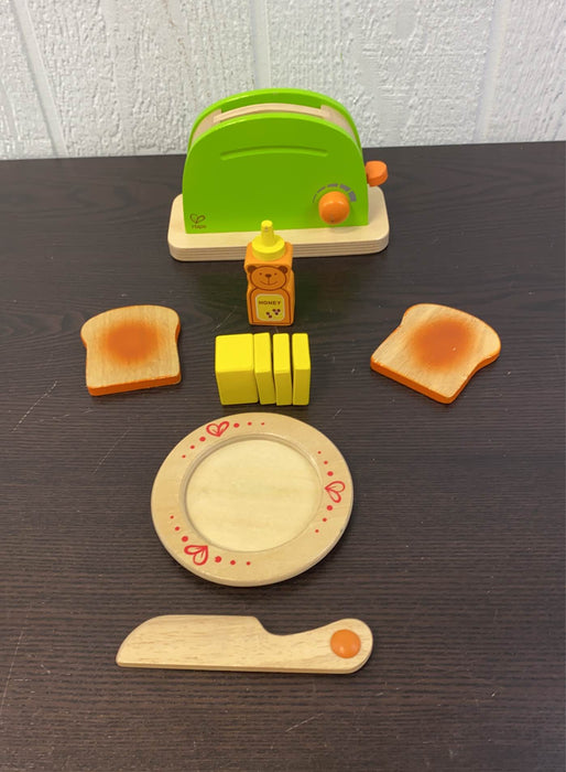 used Hape Pop Up Toaster Set