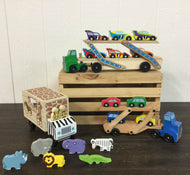 used BUNDLE Melissa & Doug Wooden Toys