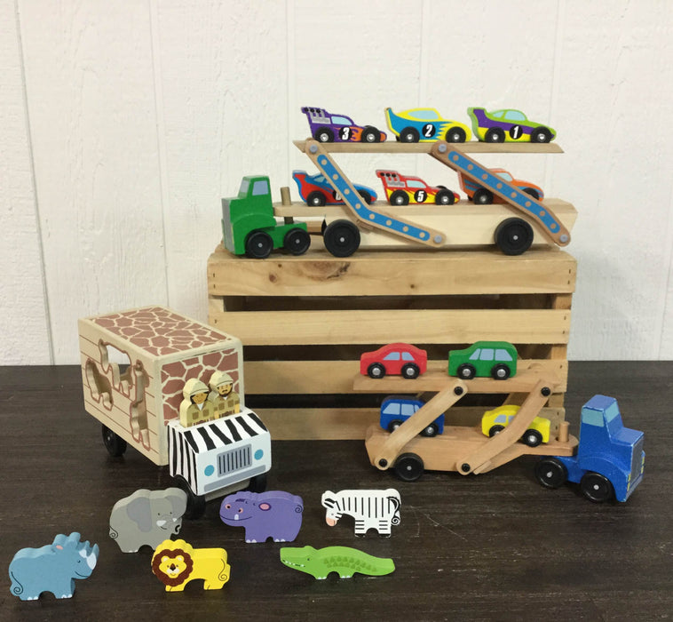 used BUNDLE Melissa & Doug Wooden Toys