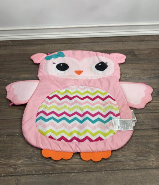 used Bright Starts Tummy Time Prop & Play Mat, Owl