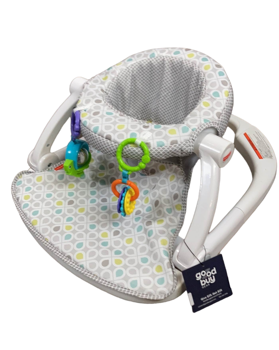 used Fisher Price Sit-Me-Up Floor Seat, Honeydew Drop