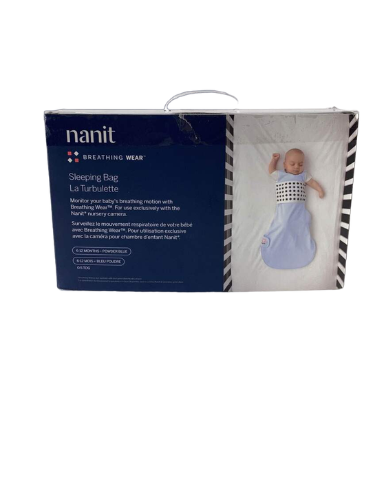 Shop Nanit Breathing Wear Sleeping Bag, Powder Blue, 6-12 months at GoodBuy Gear