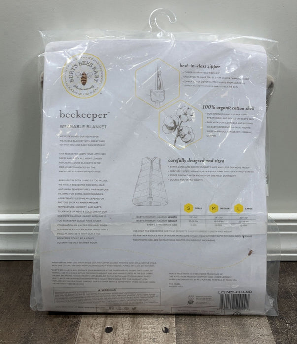 secondhand Burt's Bees Baby Beekeeper Wearable Blanket, M  Counting Sheep