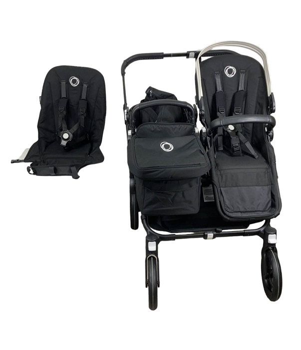 bugaboo donkey 5 twin travel system Bugaboo Donkey 5 Duo Stroller, 2022, Black , Black