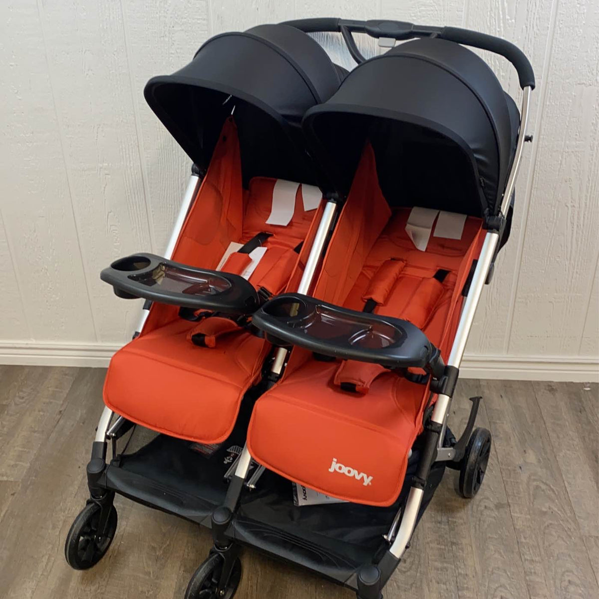 Joovy Kooper X2 Double Stroller, Paprika, 2021